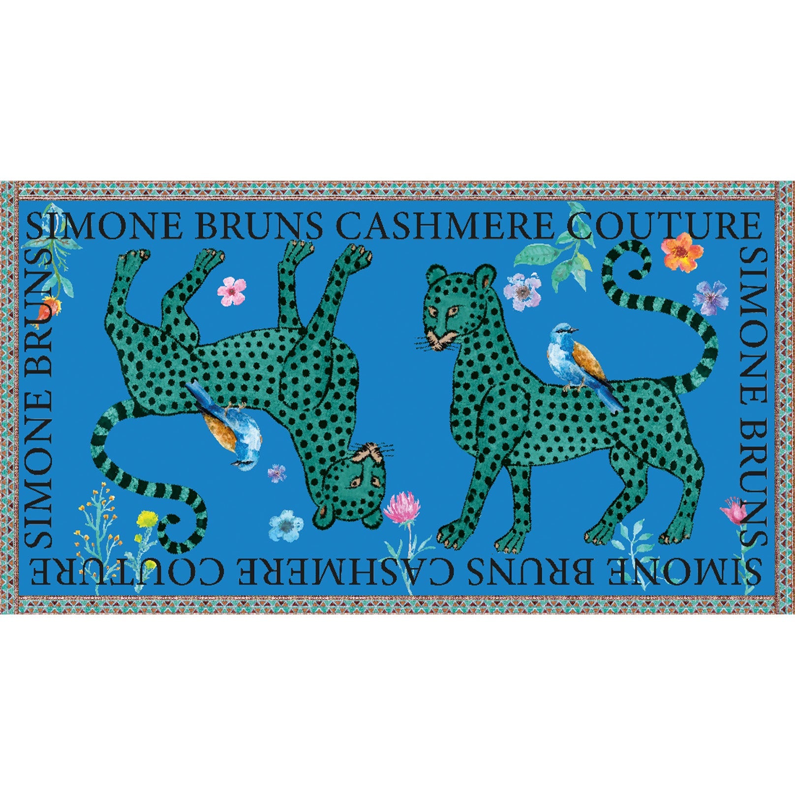 VENICE LEOPARD CASHMERE SCARF