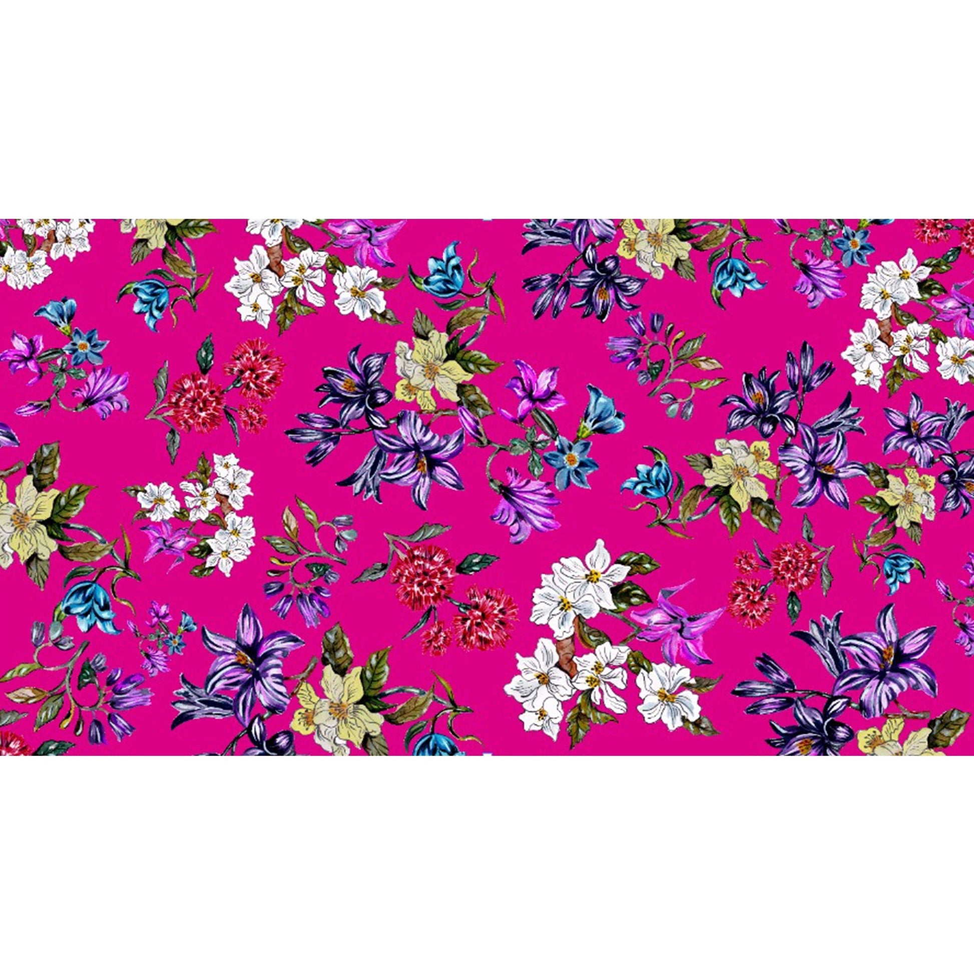FLORAL CASHMERE SCARF