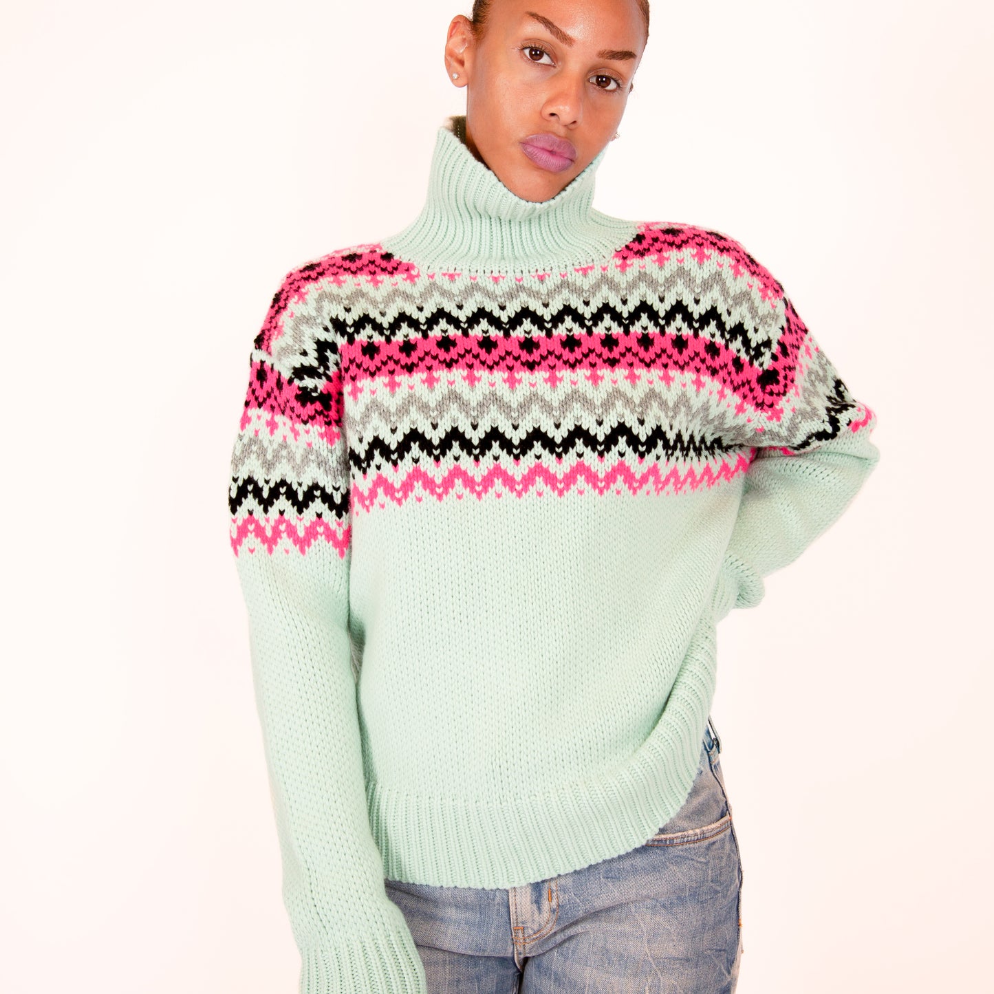 GABRIELLE SKI SWEATER OS