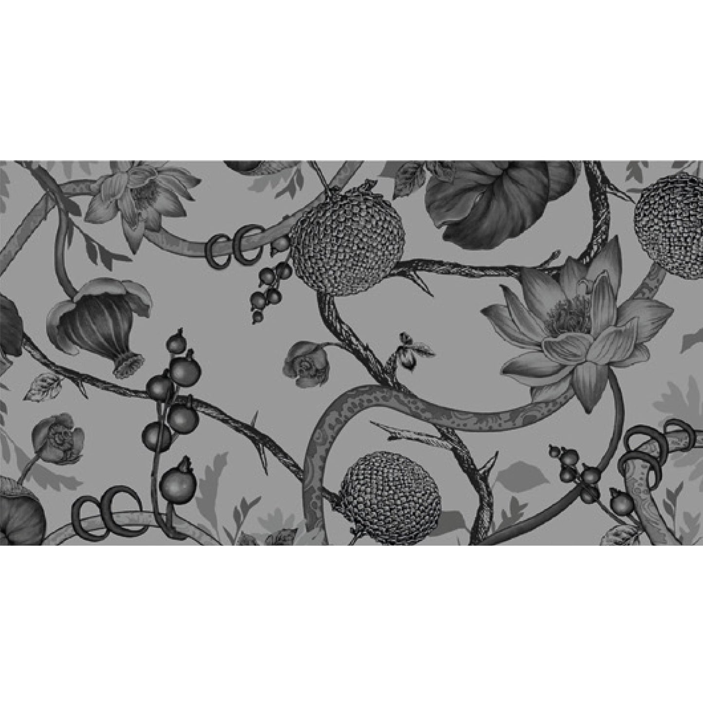 BOTANICAL FELTED CASHMERE SCARF