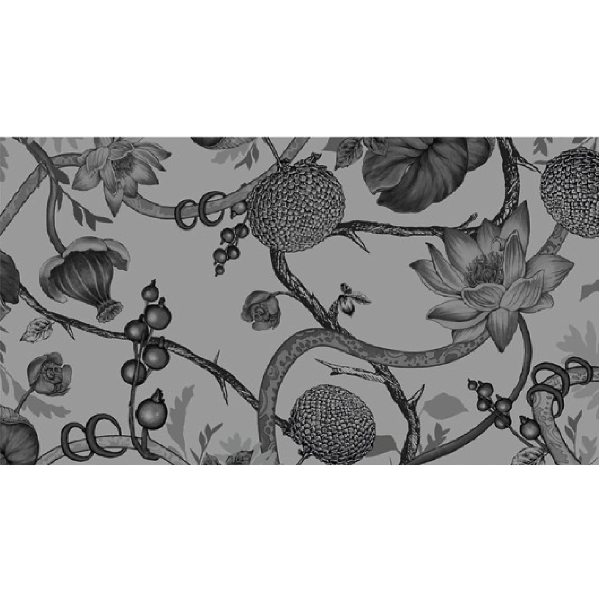 BOTANICAL FELTED CASHMERE SCARF
