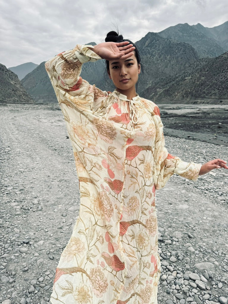 BIRD PARADISE SARA DRESS