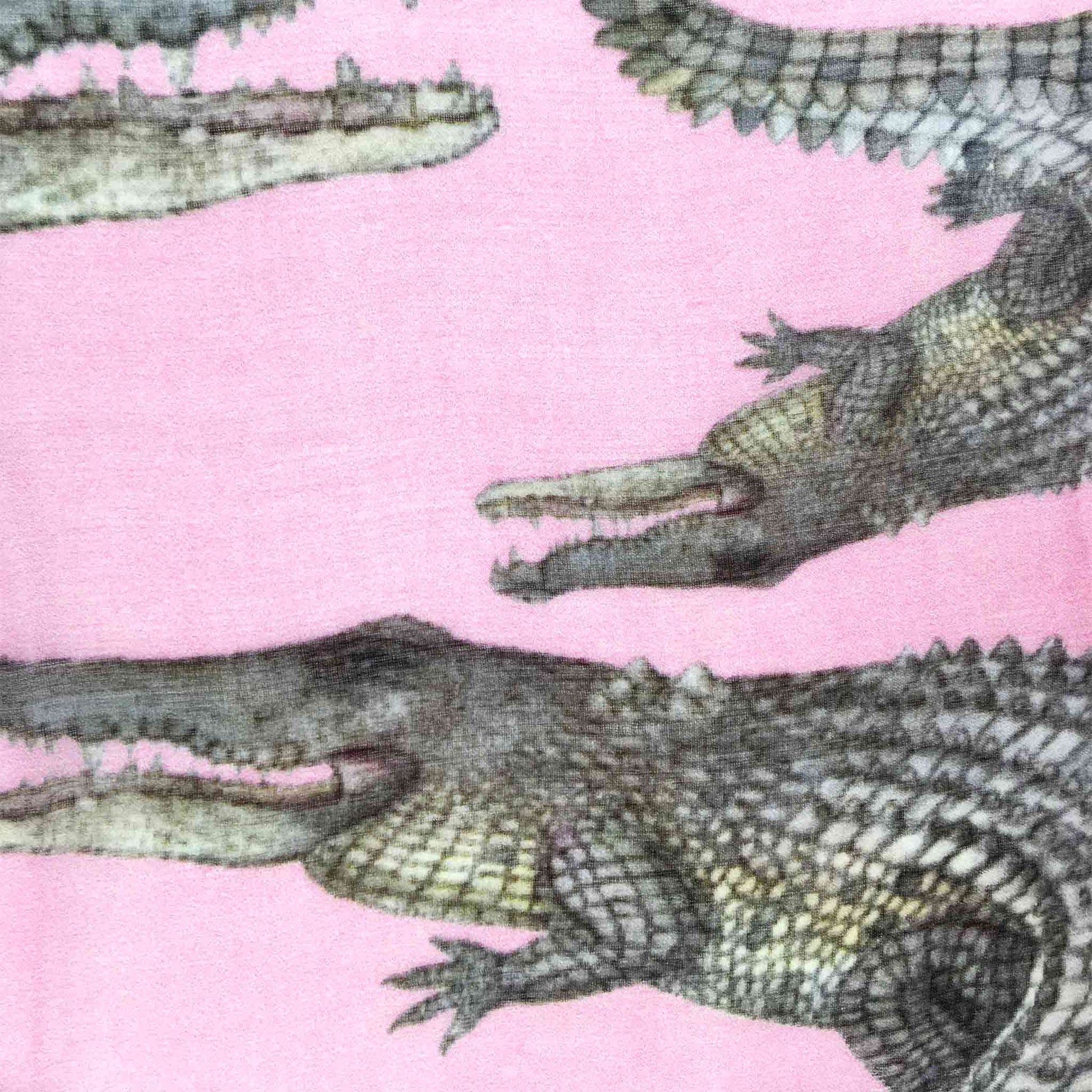 CROCODILE CASHMERE SCARF