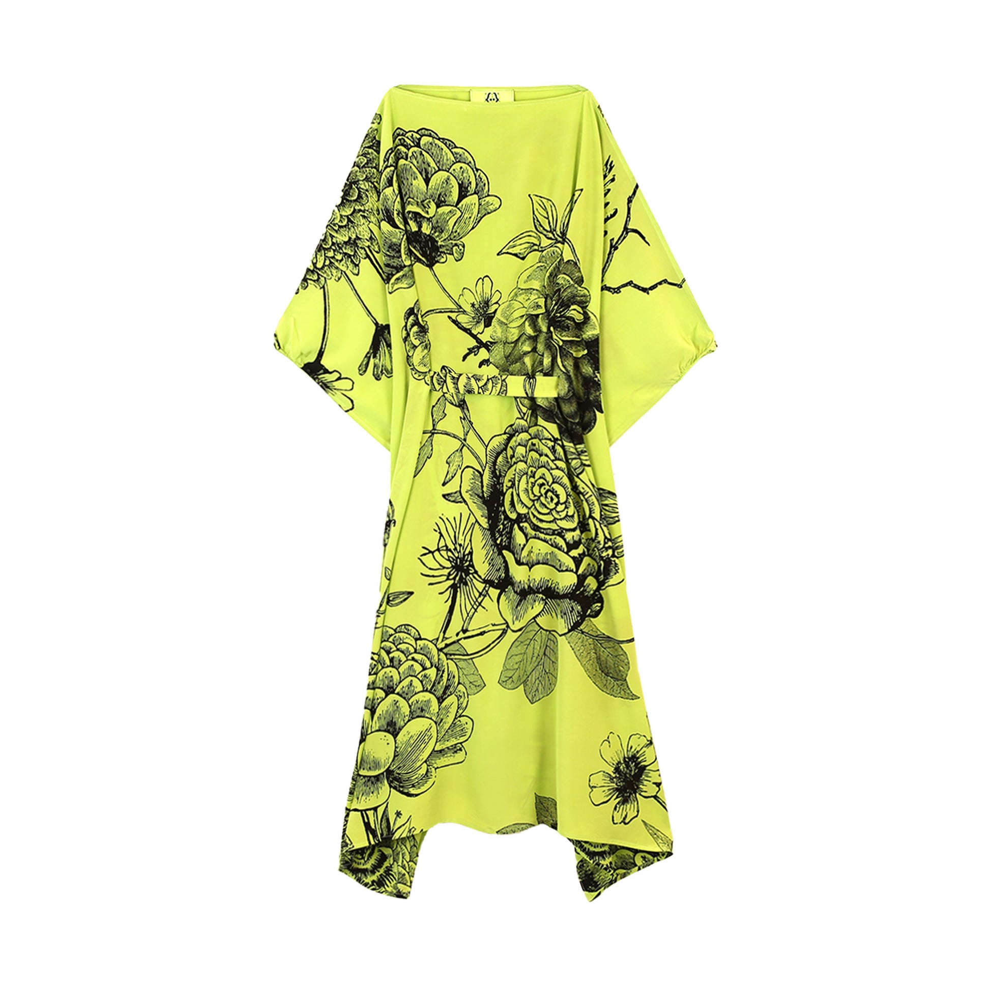 FLOWER EXPLOSION EVENING DRESS