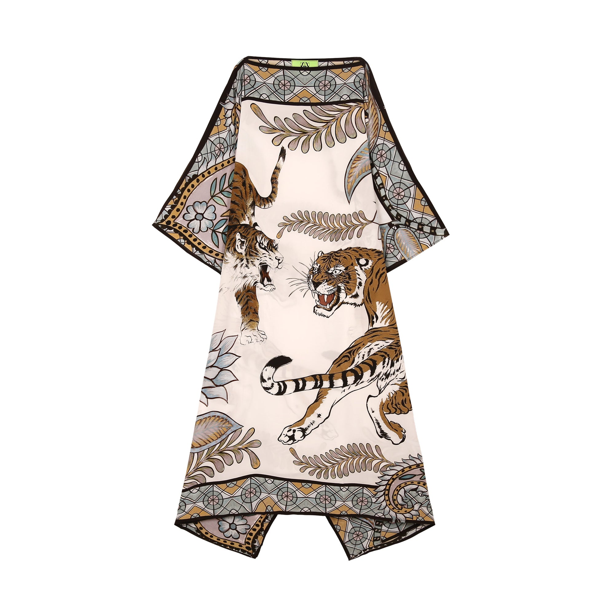 TIGER & JUNGLE SILK TUNIC