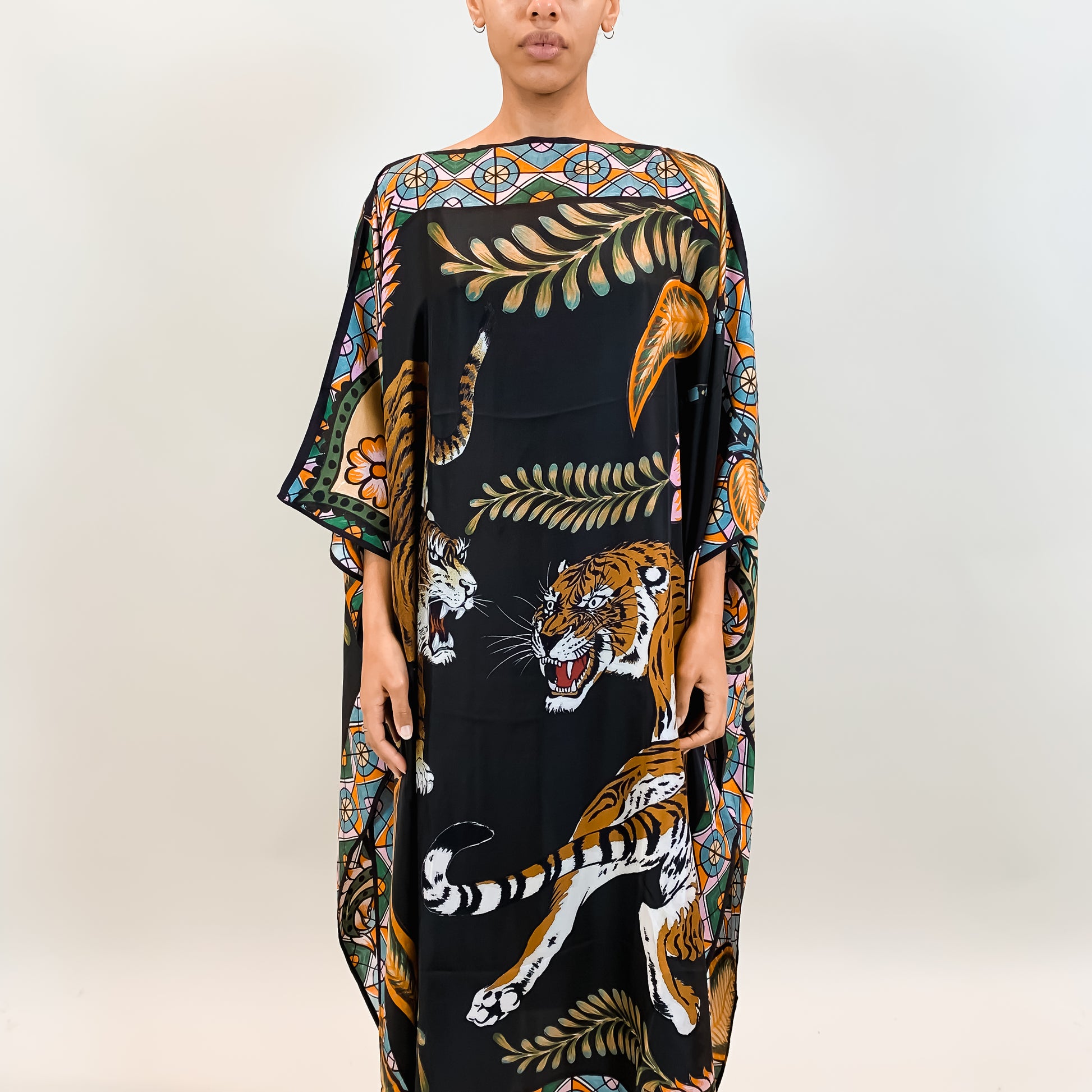 TIGER & JUNGLE SILK TUNIC