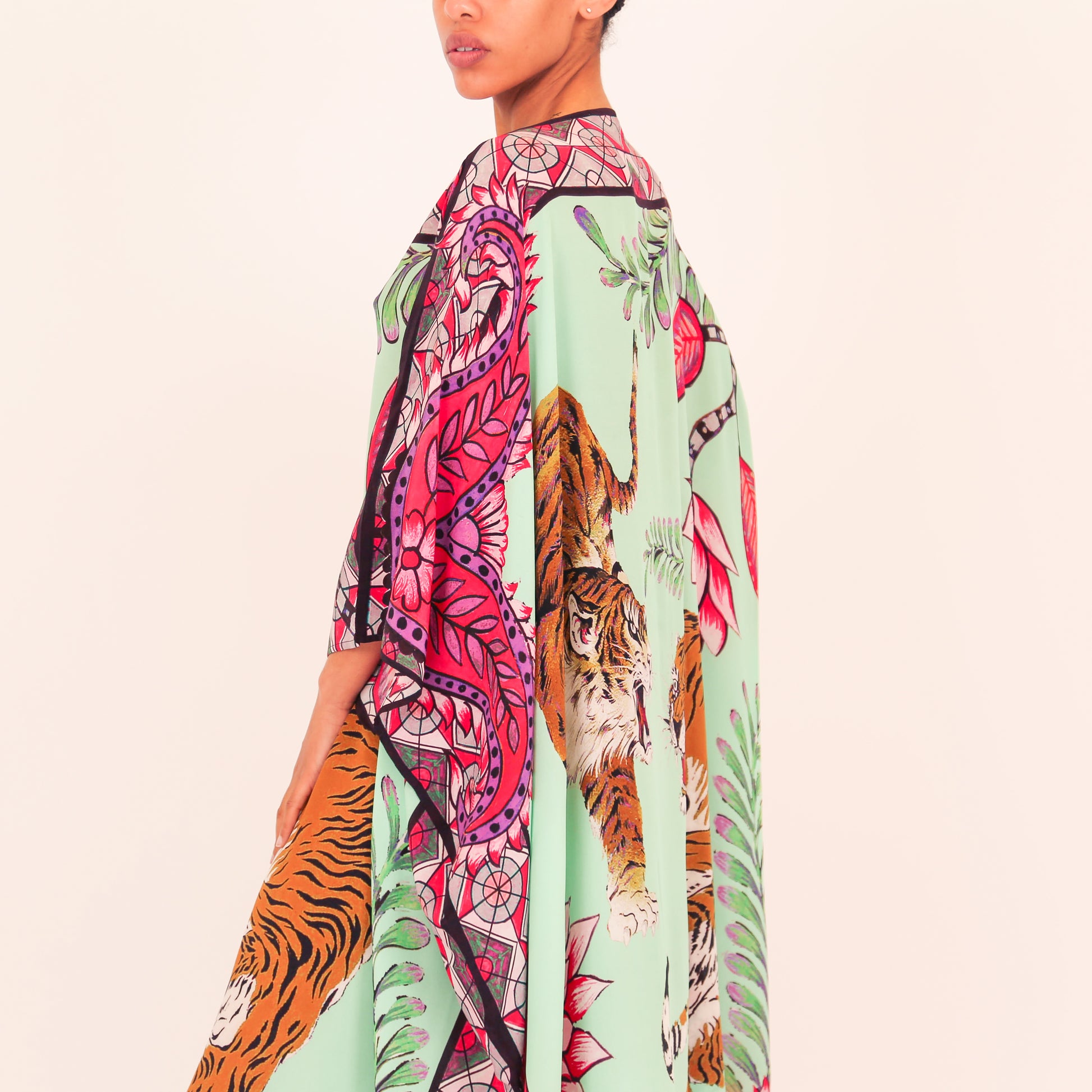 TIGER & JUNGLE SILK TUNIC