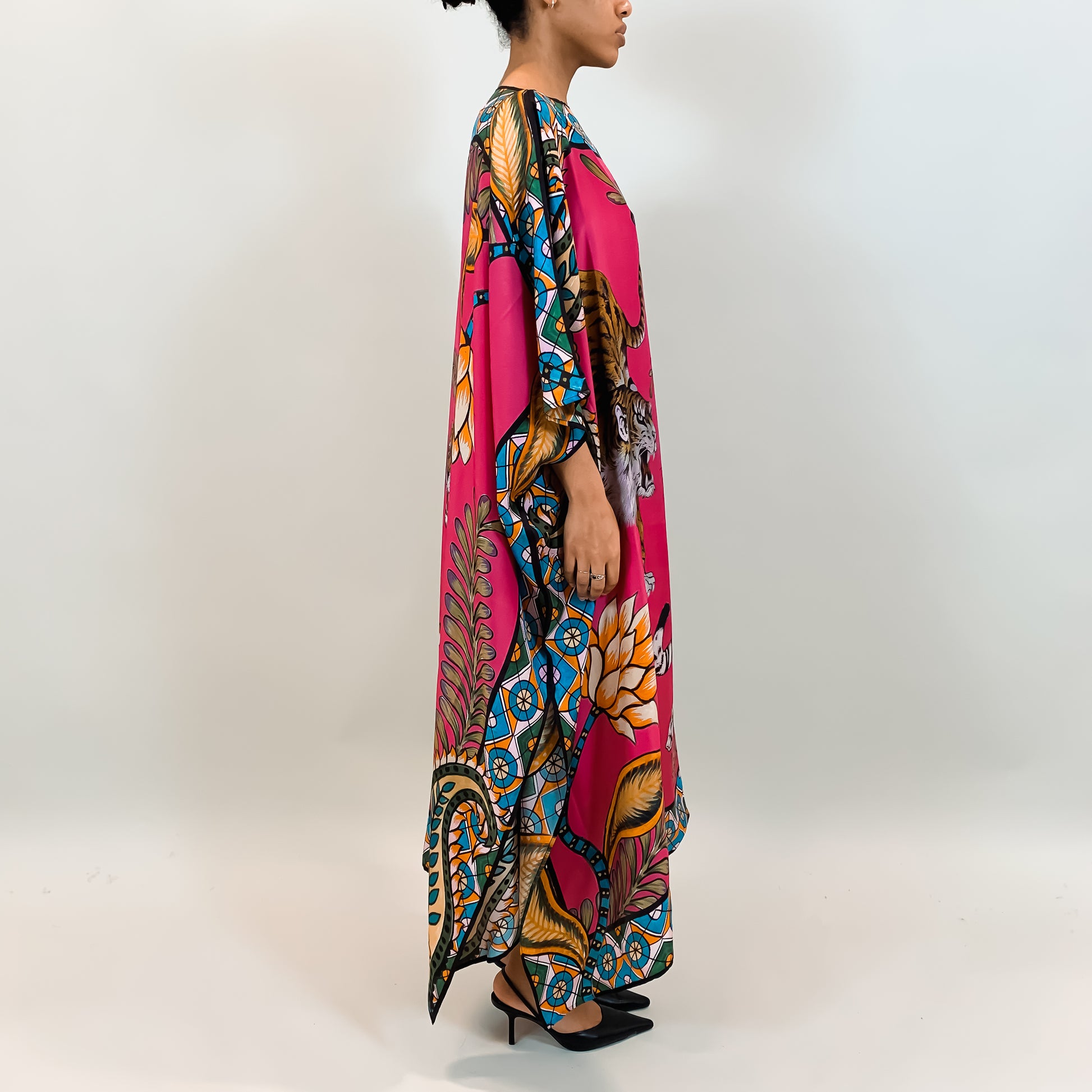 TIGER & JUNGLE SILK TUNIC