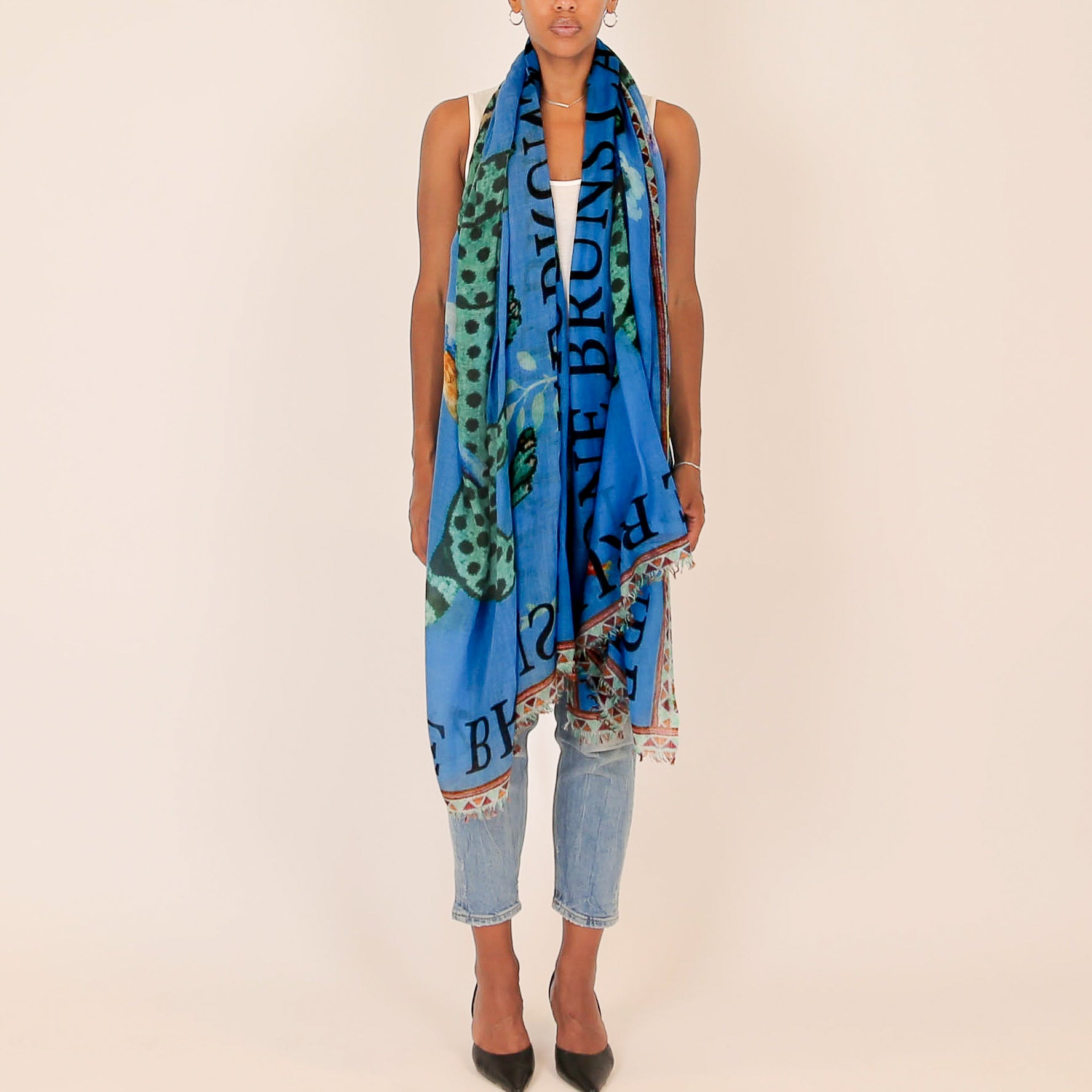 VENICE LEOPARD CASHMERE SCARF