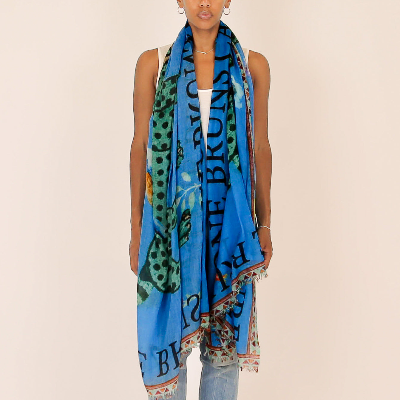 VENICE LEOPARD CASHMERE SCARF