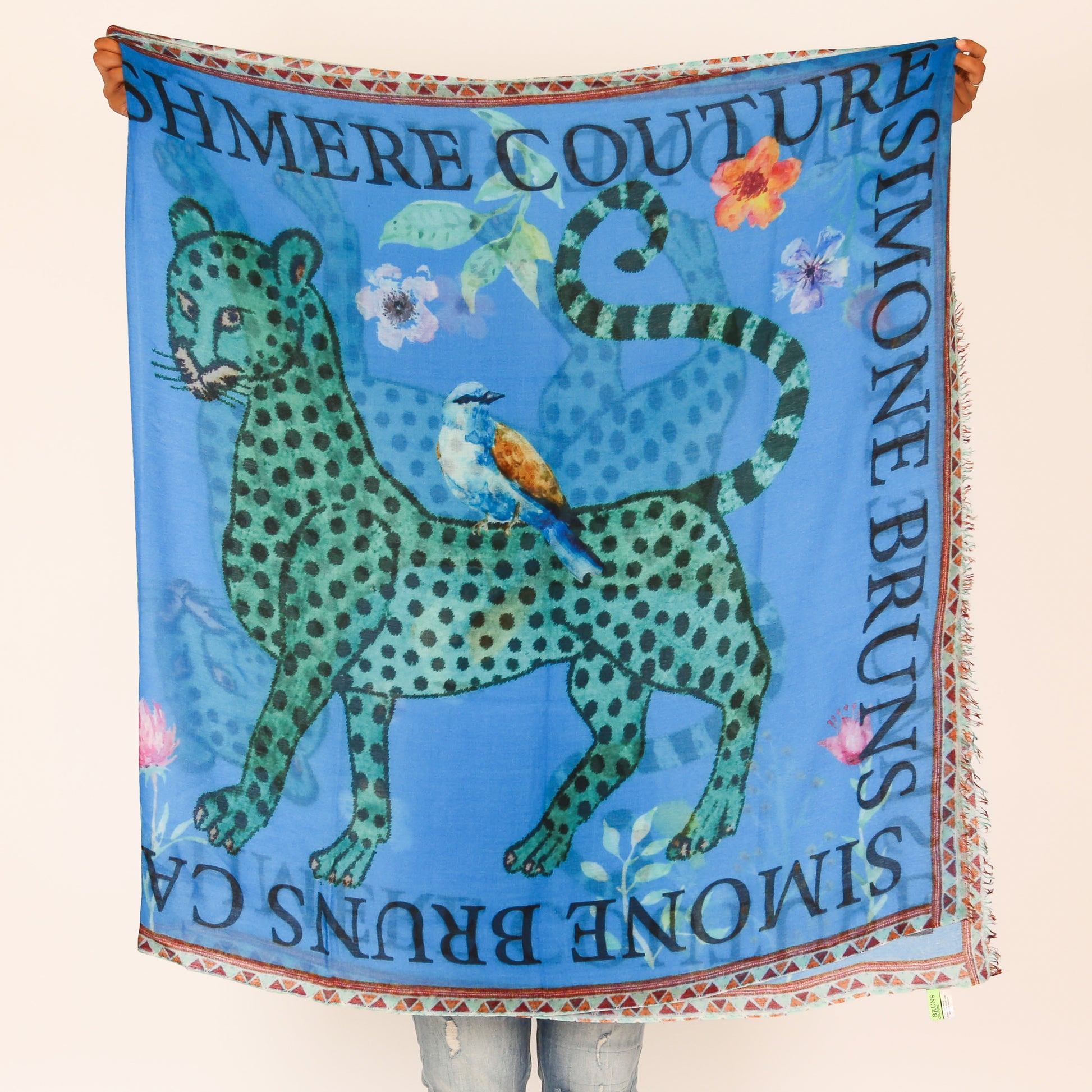 VENICE LEOPARD CASHMERE SCARF
