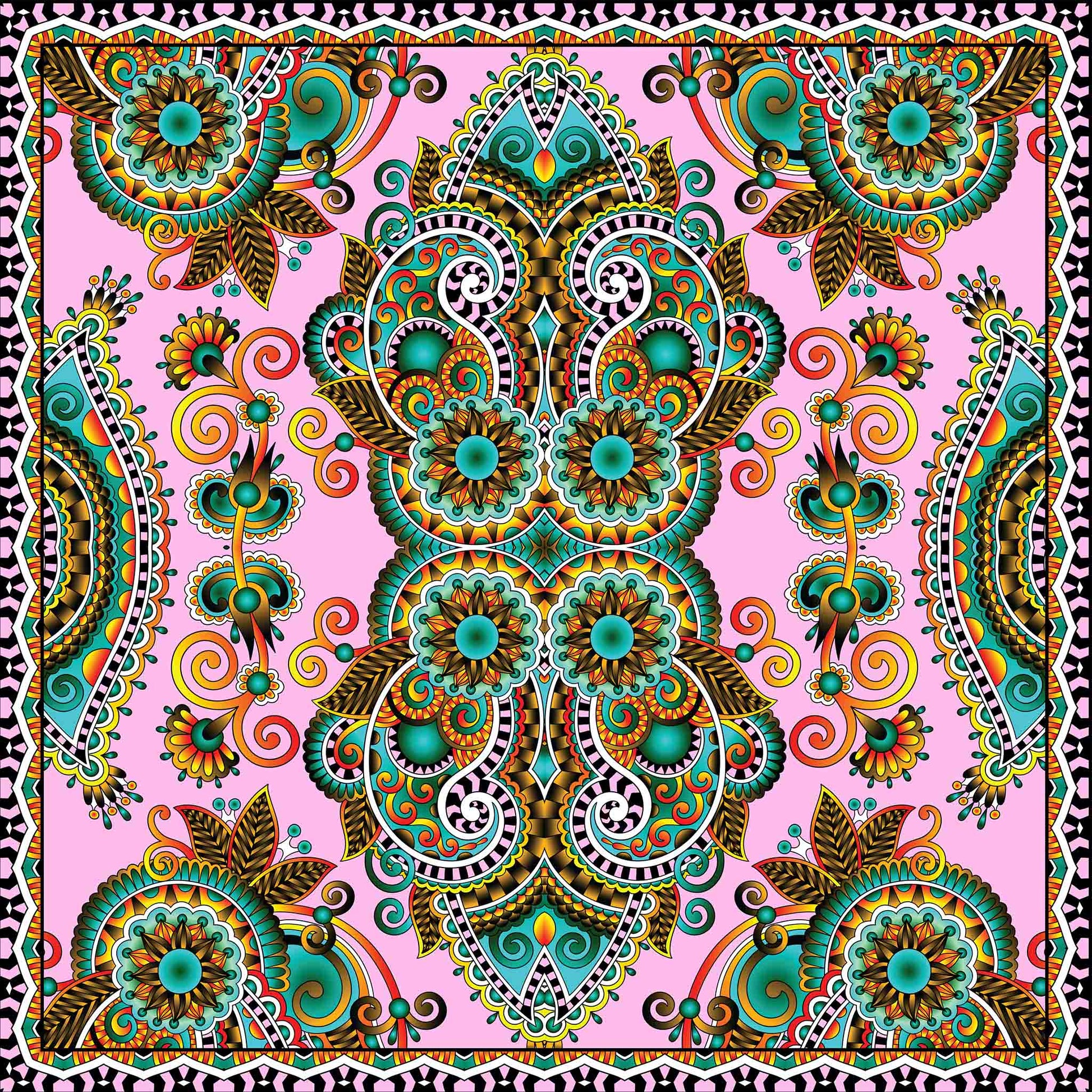 ETHNO PATTERN MINI NECK TIE