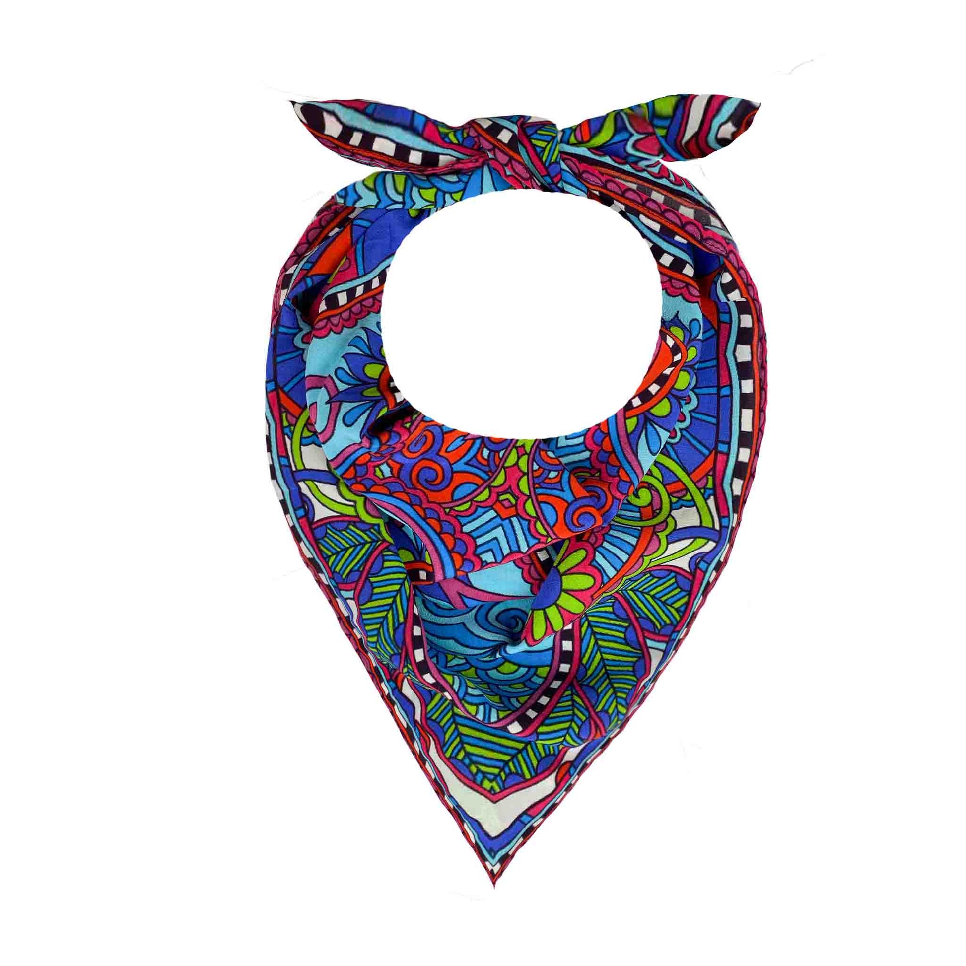 ETHNO PATTERN MINI NECK TIE
