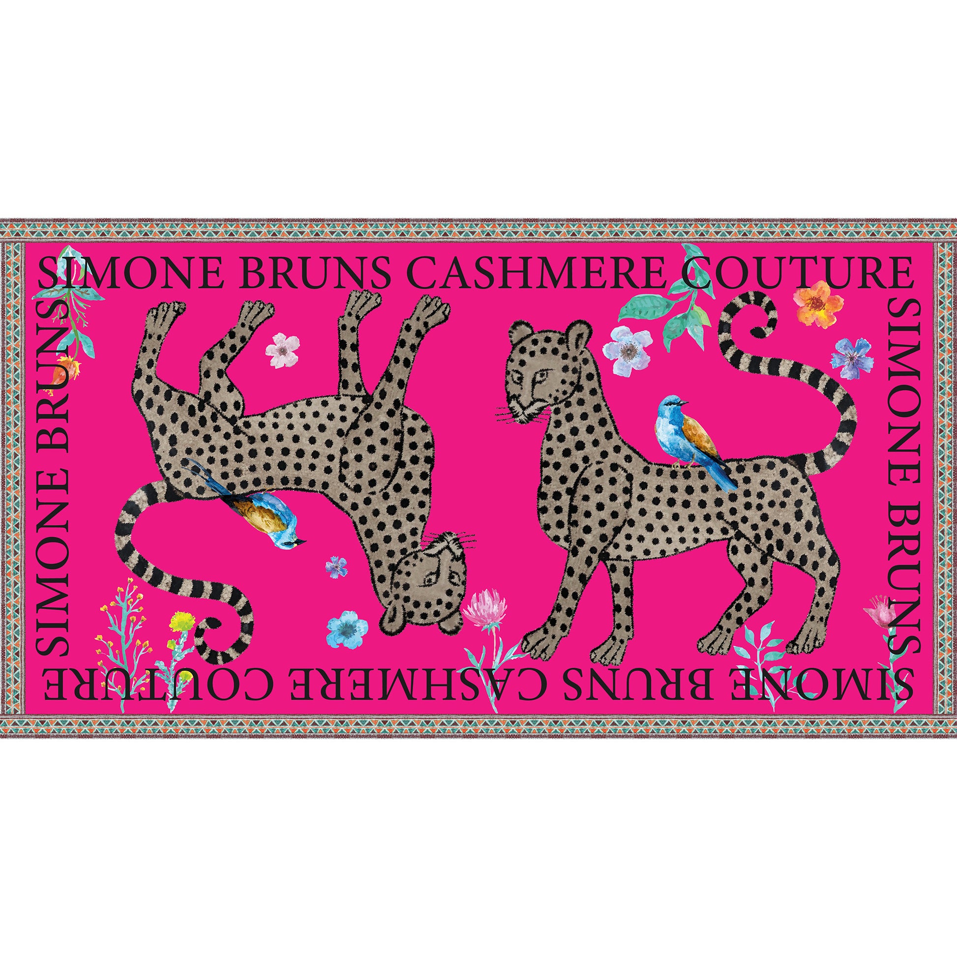VENICE LEOPARD CASHMERE SCARF