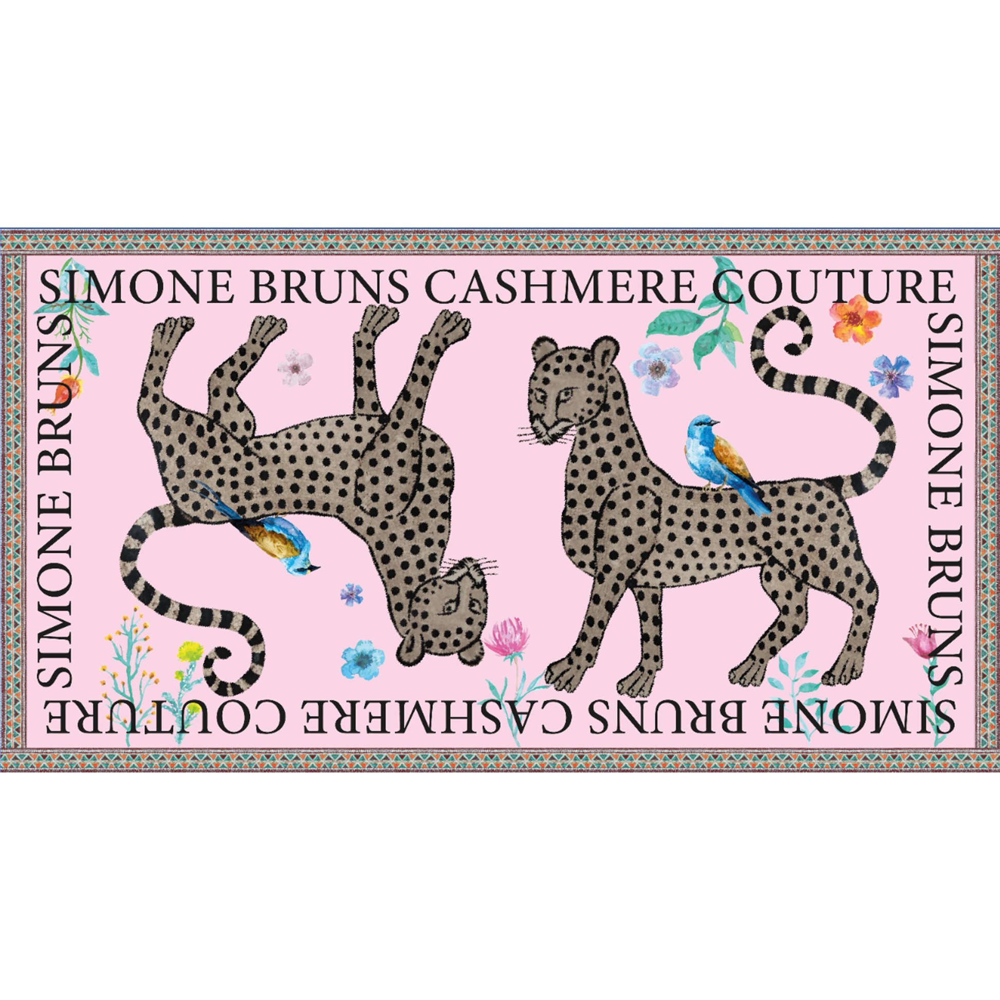 VENICE LEOPARD CASHMERE SCARF