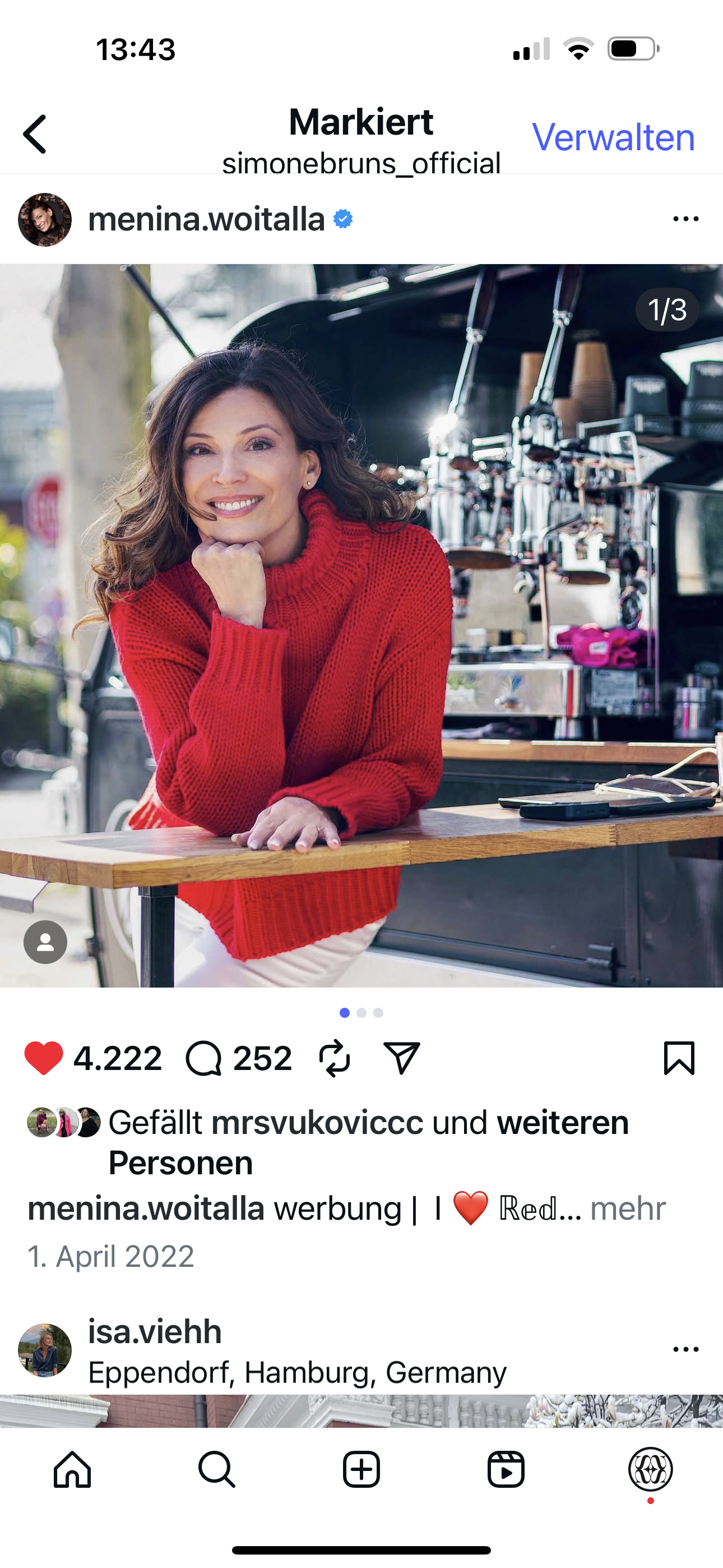 GABRIELLE SWEATER - ROUGE