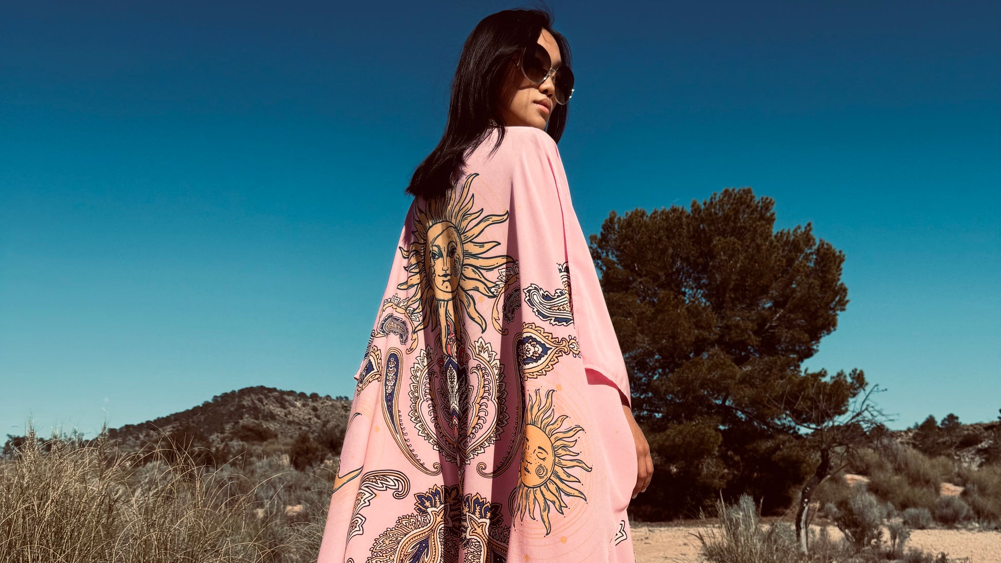 SUN GLOW SILK TUNIC