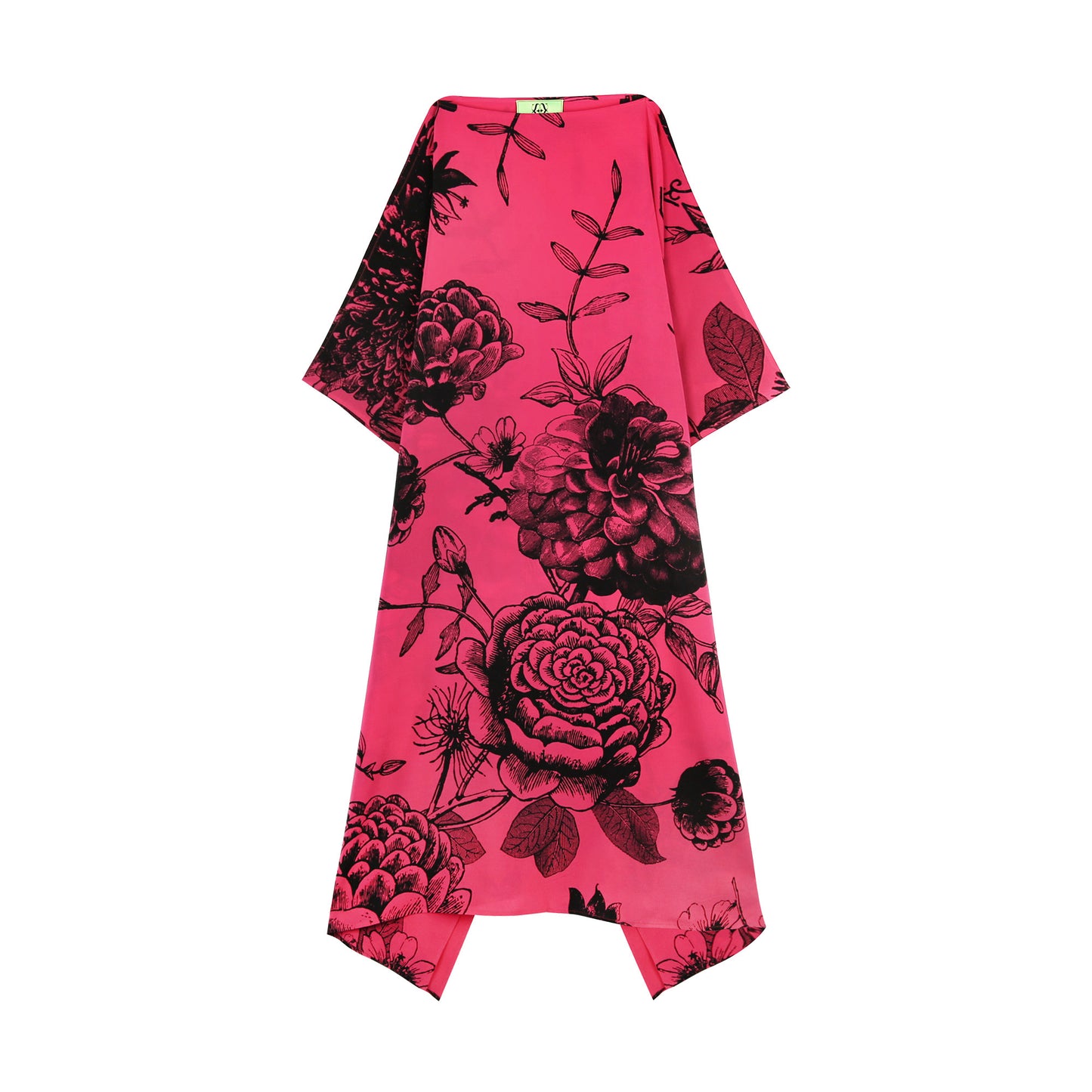 FLOWER EXPLOSION SILK TUNIC