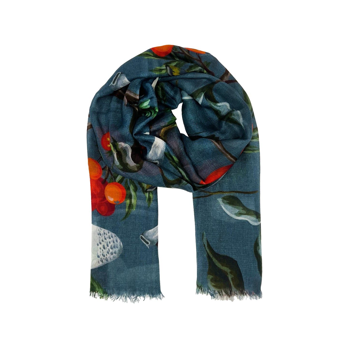 MUSHROOMS CASHMERE SCARF