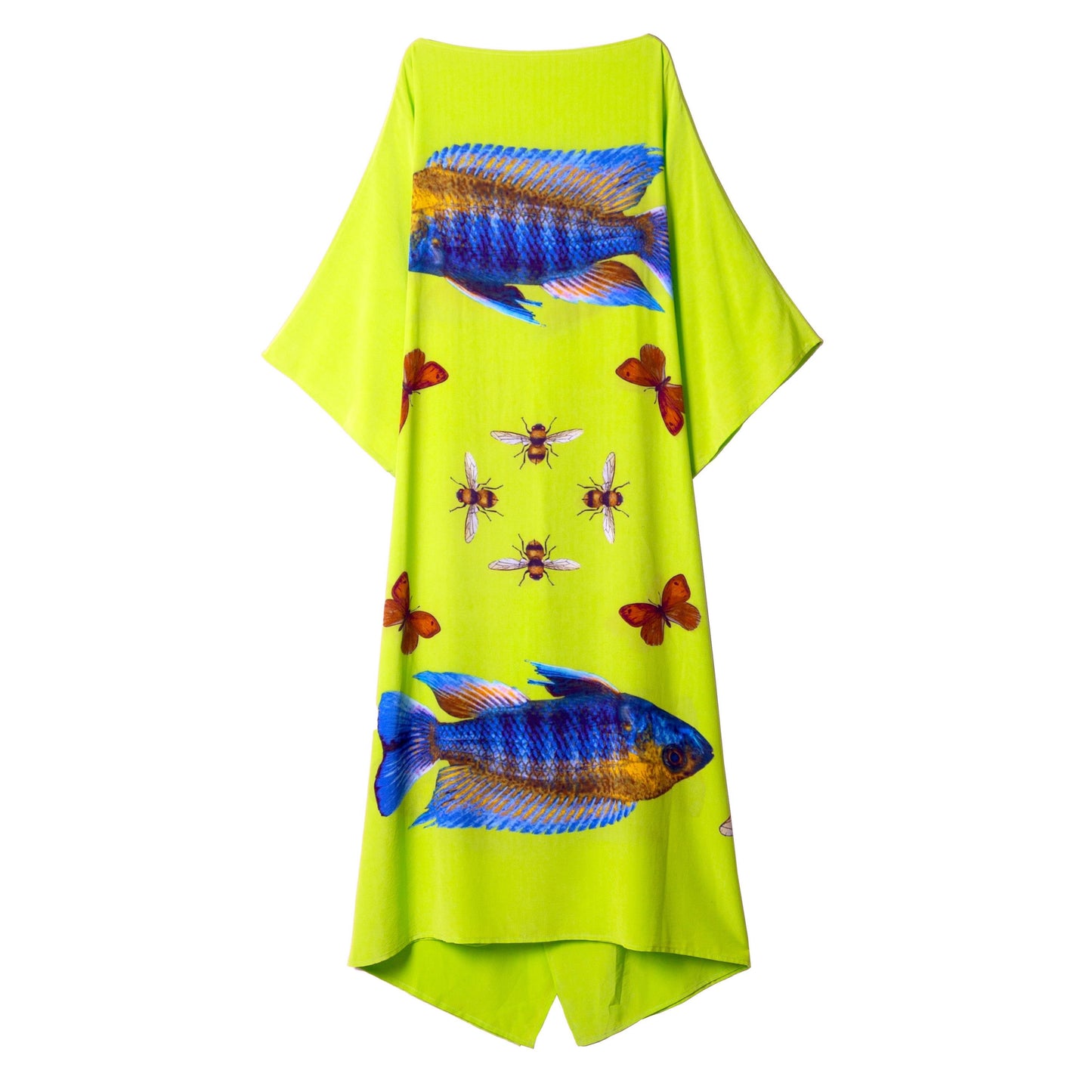 BUTTERFLY & FISH SILK TUNIC