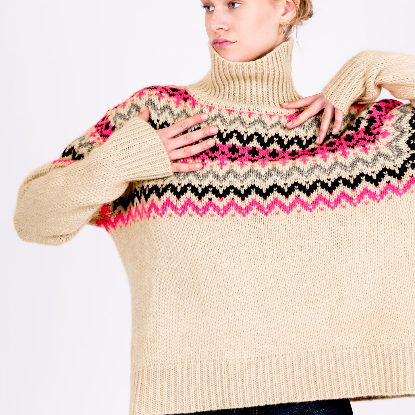 GABRIELLE SKI SWEATER OS