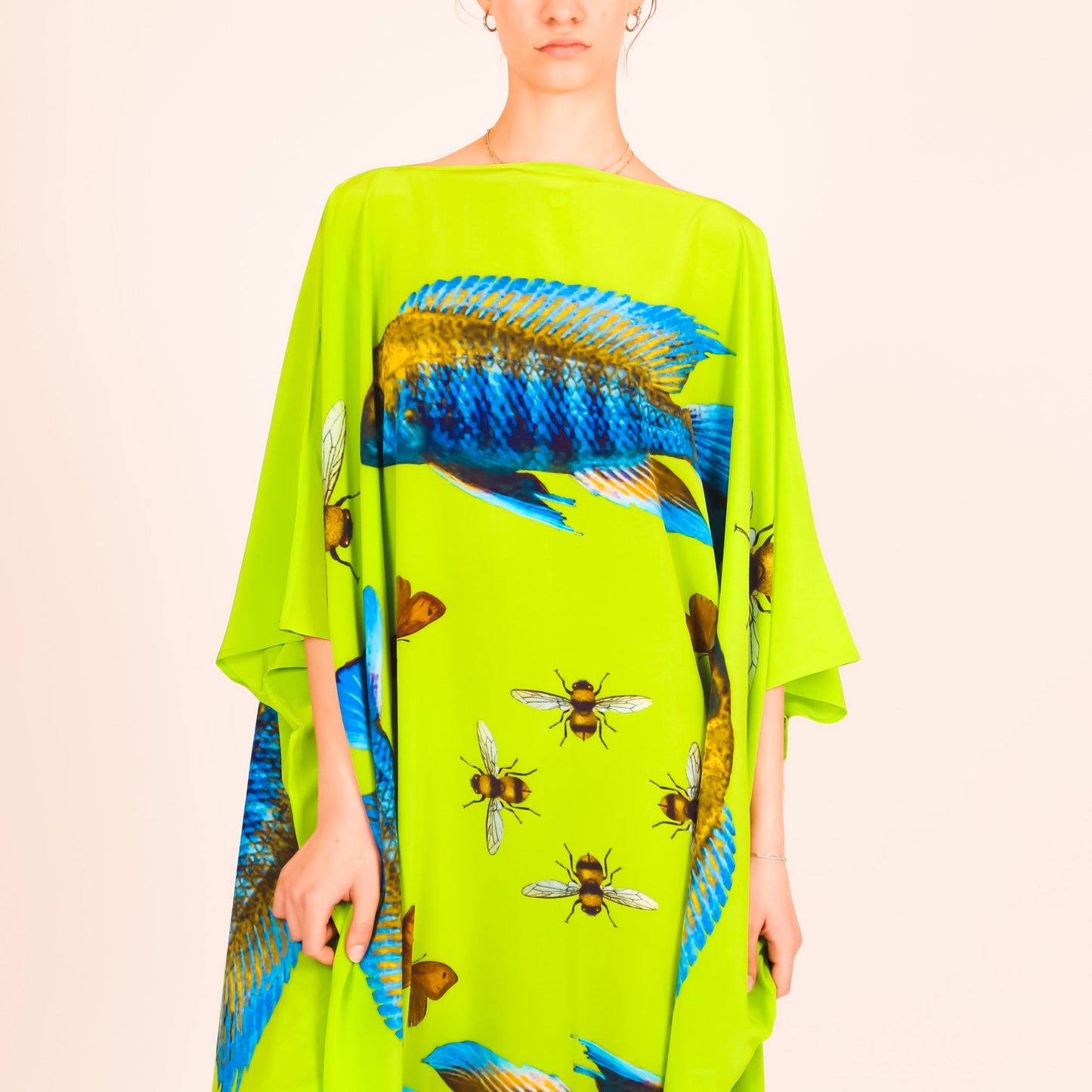 BUTTERFLY & FISH SILK TUNIC