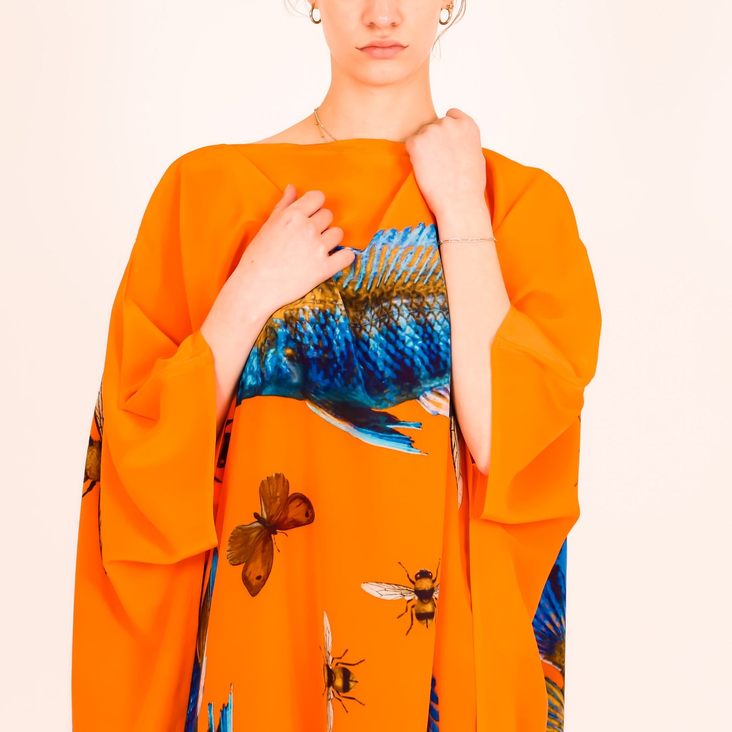 BUTTERFLY & FISH SILK TUNIC