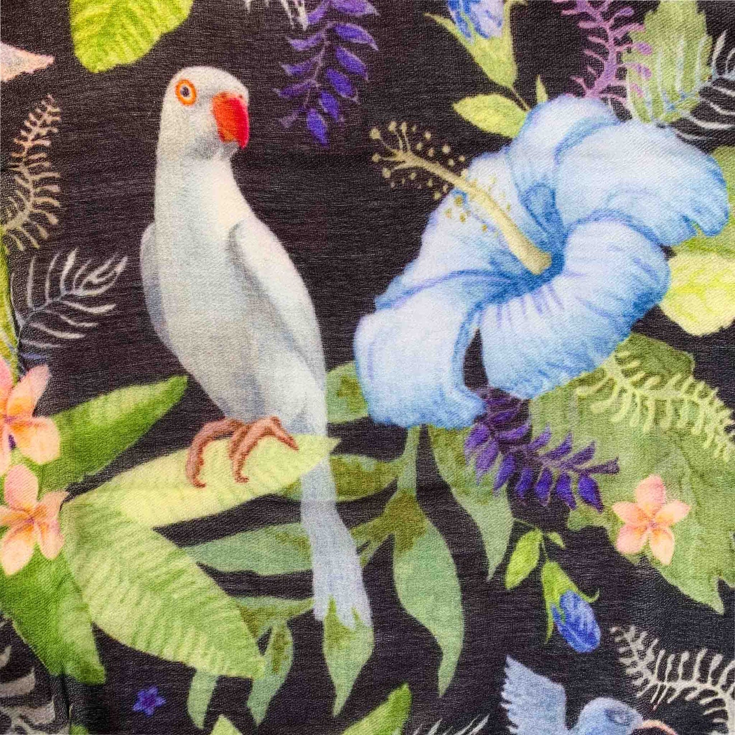 PARROT CASHMERE SCARF