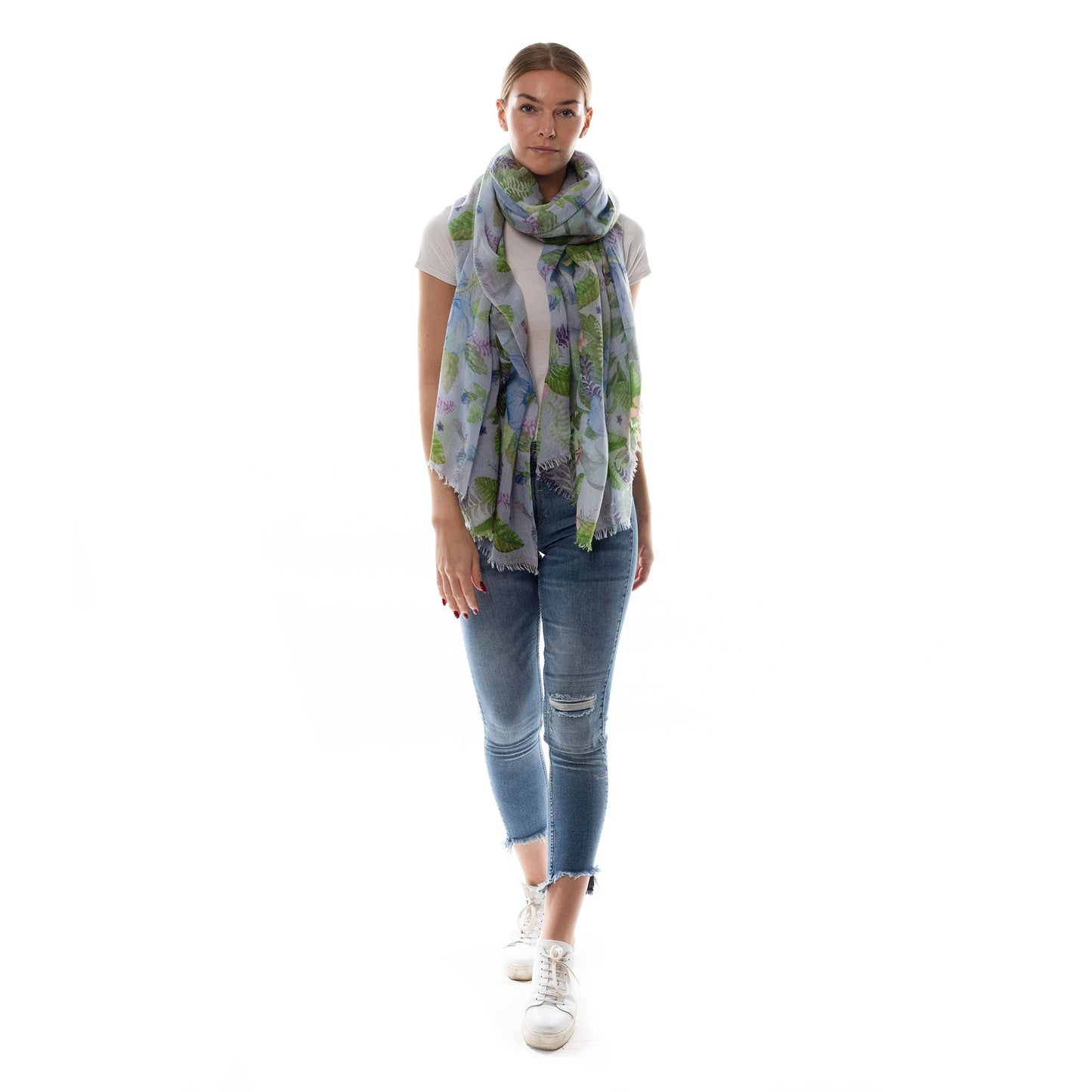 PARROT CASHMERE SCARF