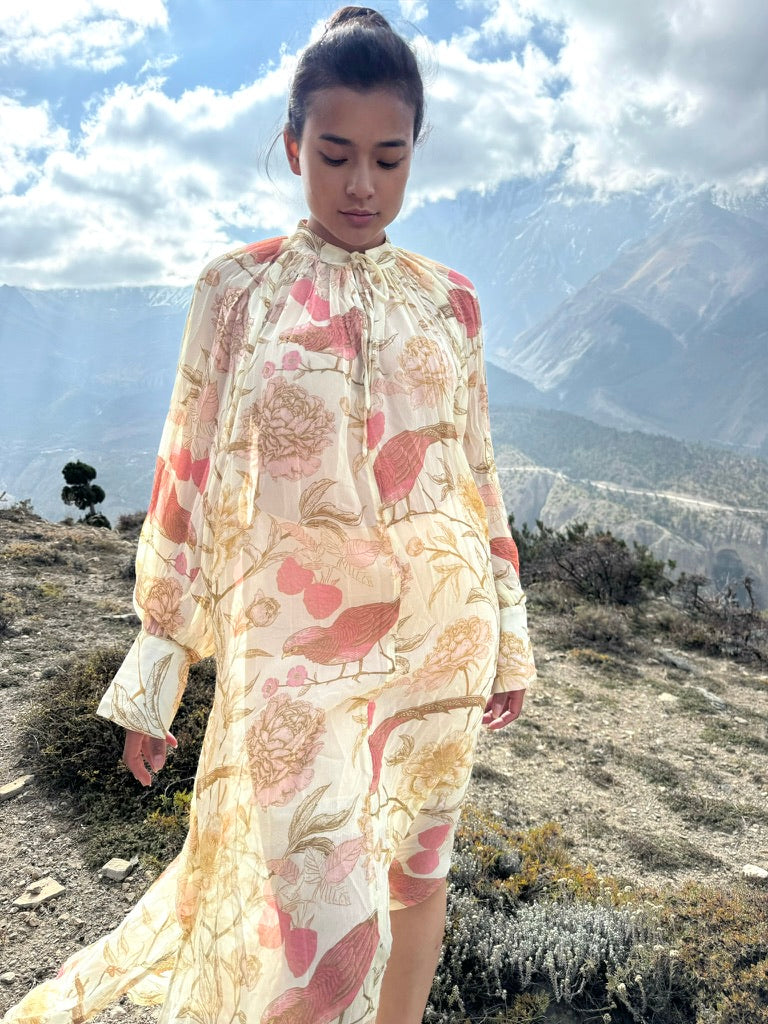 BIRD PARADISE SARA DRESS