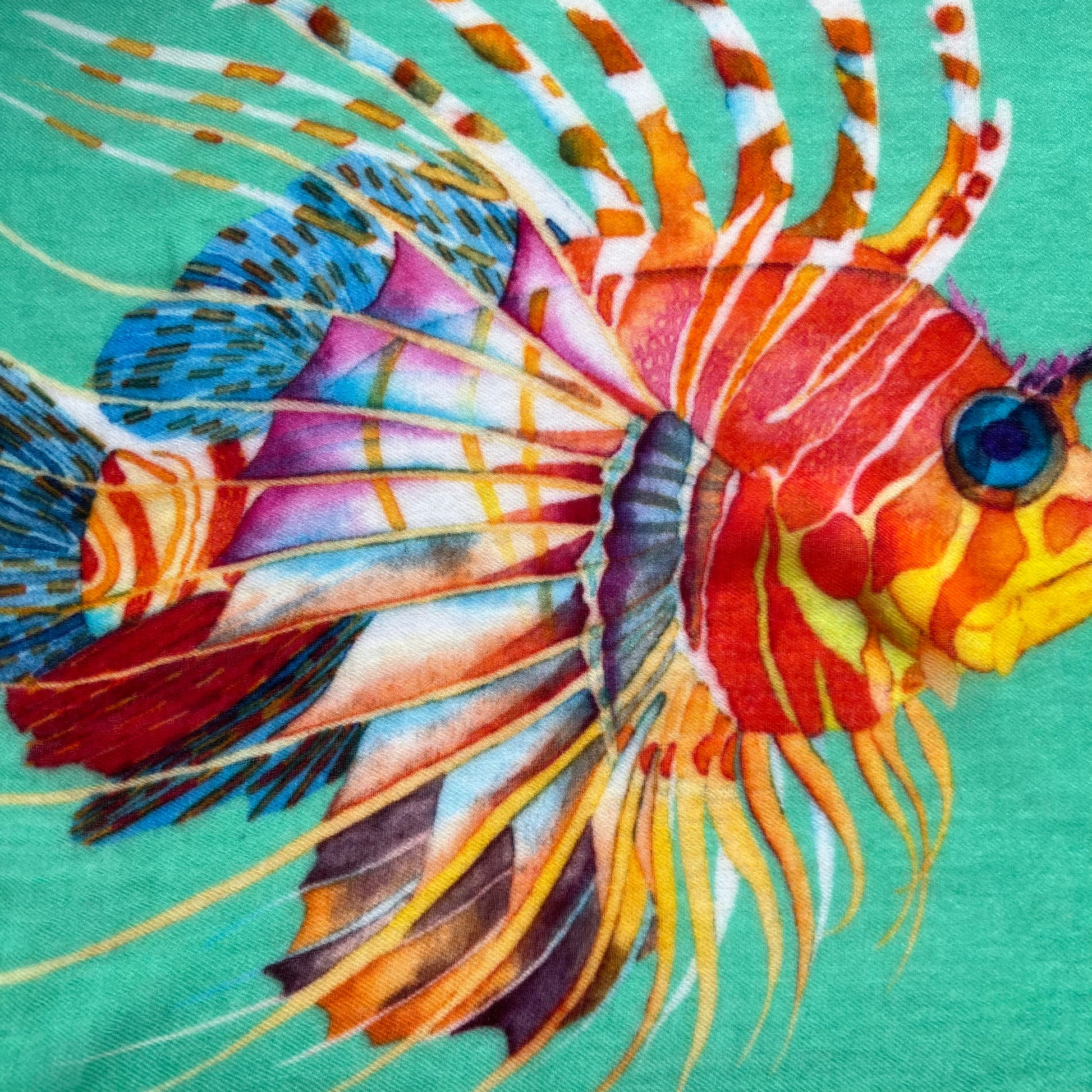 FISHTALE CASHMERE SCARF