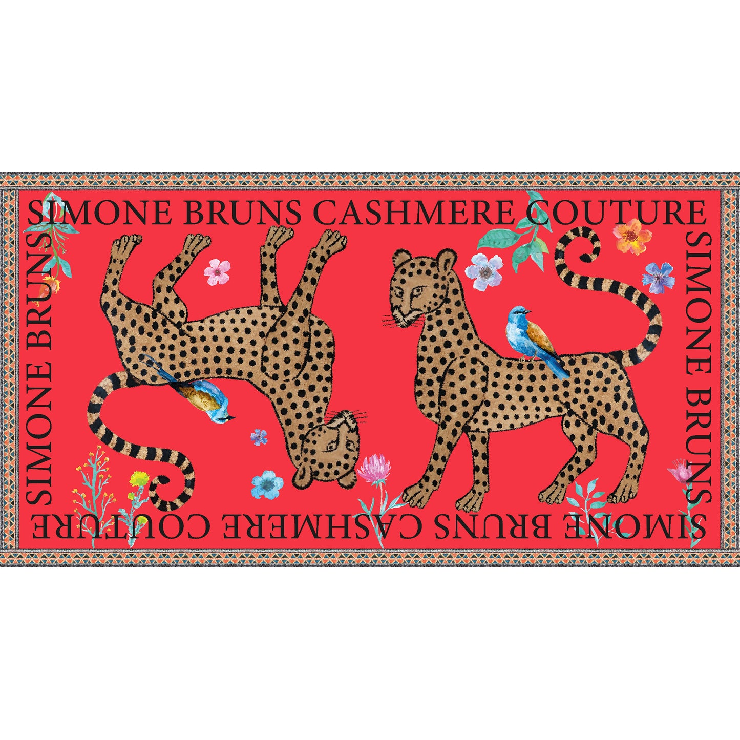 VENICE LEOPARD CASHMERE SCARF