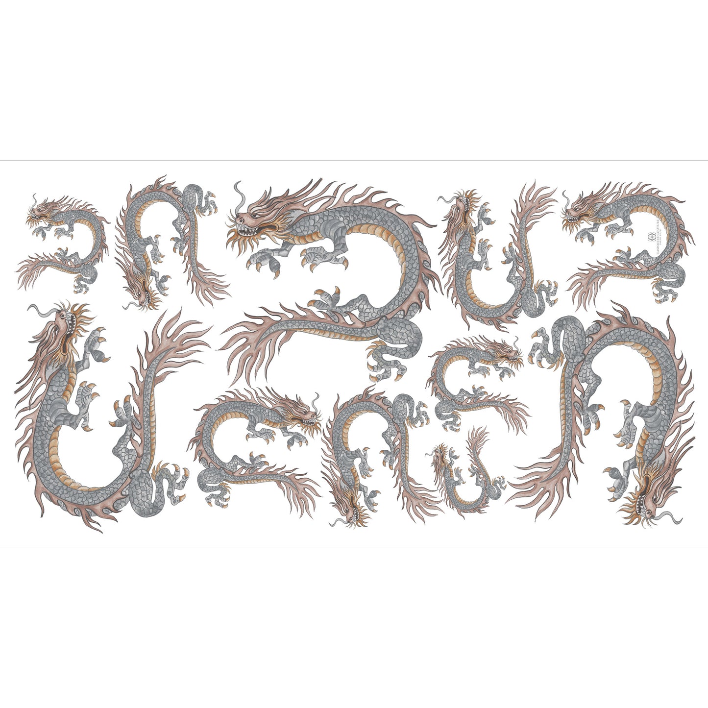 DRAGON CASHMERE SCARF