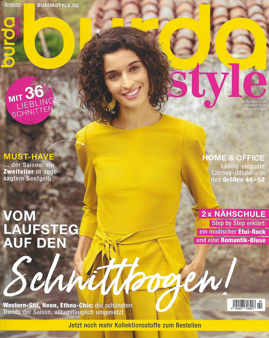 UNSER "CELIN CAPE" IN JUTE IM MAGAZINE "BURDA STYLE"