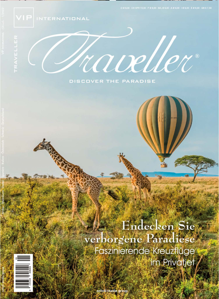 "Roaring Tigers", "Koi", "Ethno Pattern", "Coral" und "Tiger&Jungle" Tunic in der aktuellen Ausgabe der TRAVELLER