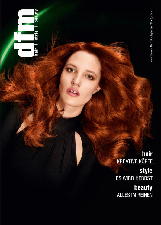 SIMONE BRUNS FEATURED IN DER BRANDNEUEN AUSGABE DES FRISUREN- & BEAUTYMAGAZINS DFM