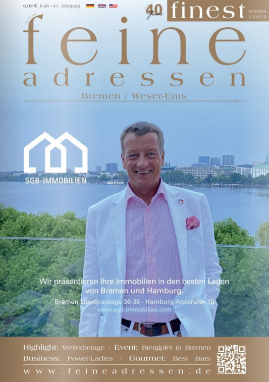 Unsere Produkte in "FEINE ADERESSEN" Bremen und Bodensee