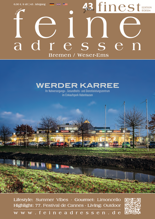 UNSERE "KOI TUNIC" FEATURED IN DER NEUSTEN AUSGABE VON "FEINE ADRESSEN BREMEN"