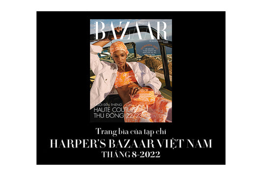 "Celin Cape", "Bed Socks" und "Clara Top" in der HARPER´S BAZAAR VIETNAM