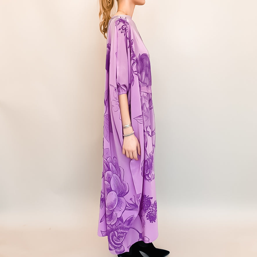 FLOWER EXPLOSION EVENING DRESS