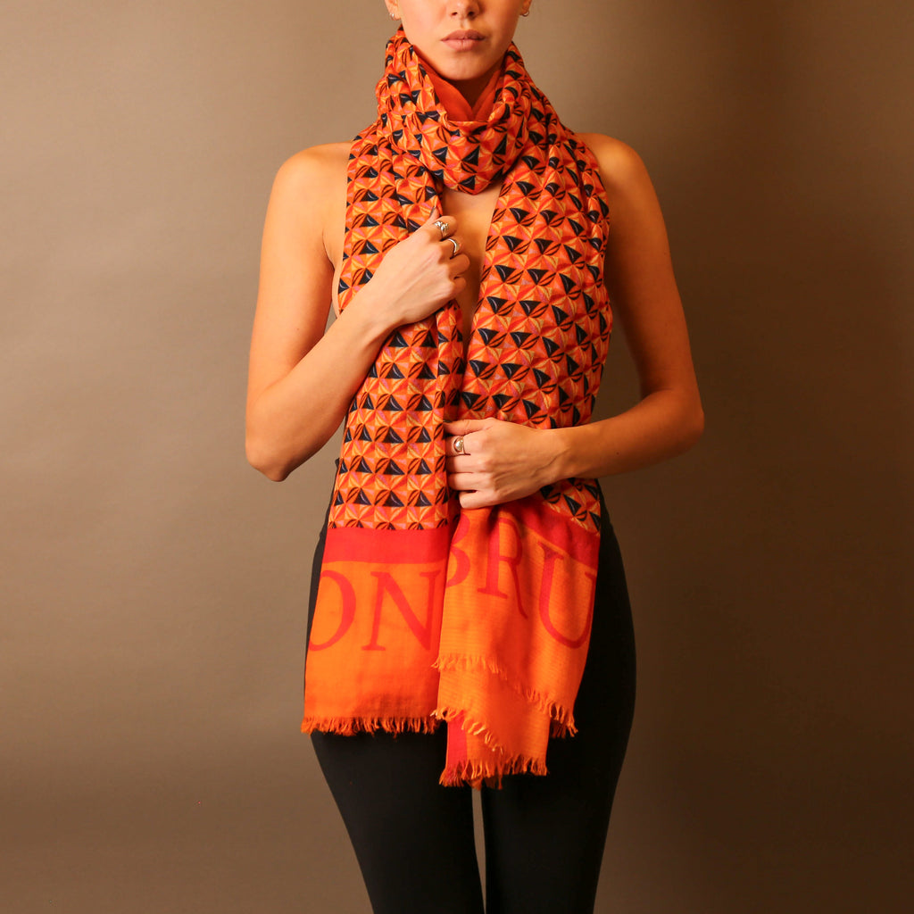 RETRO CASHMERE SCARF
