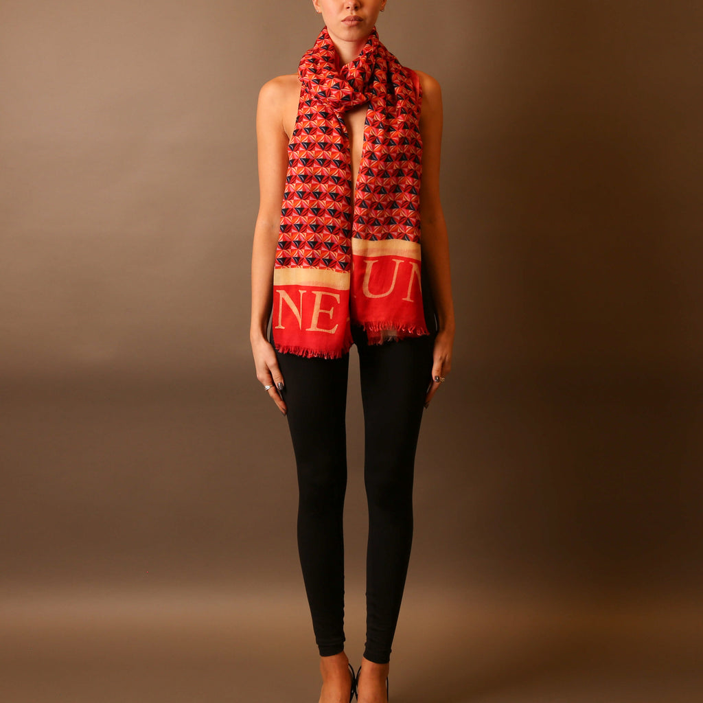 RETRO CASHMERE SCARF