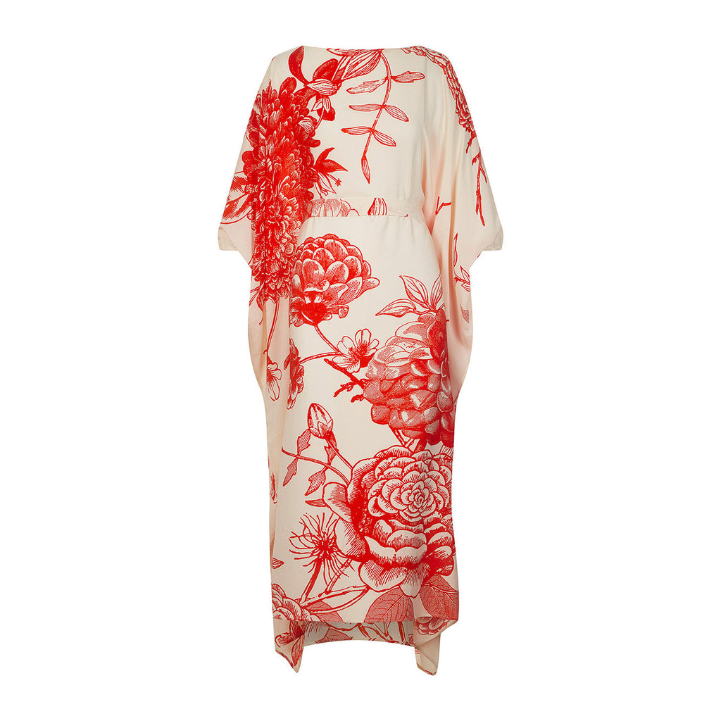 FLOWER EXPLOSION EVENING DRESS