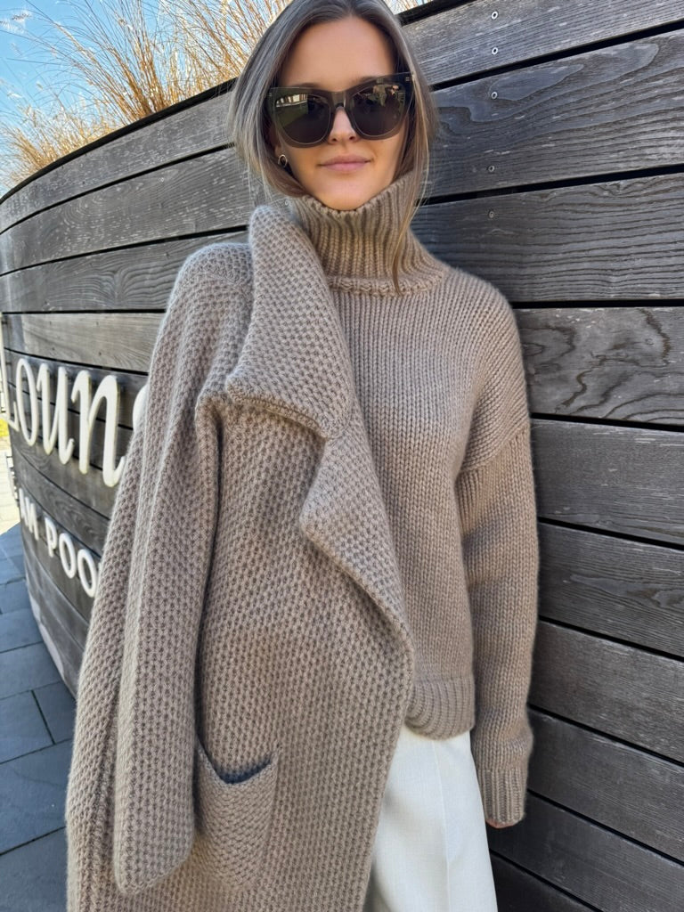 GABRIELLE SWEATER - ECO GRAVEL