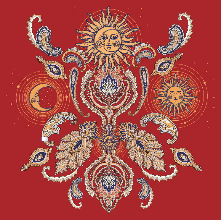 SUN GLOW MINI NECK TIE