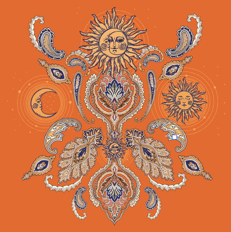 SUN GLOW MINI NECK TIE