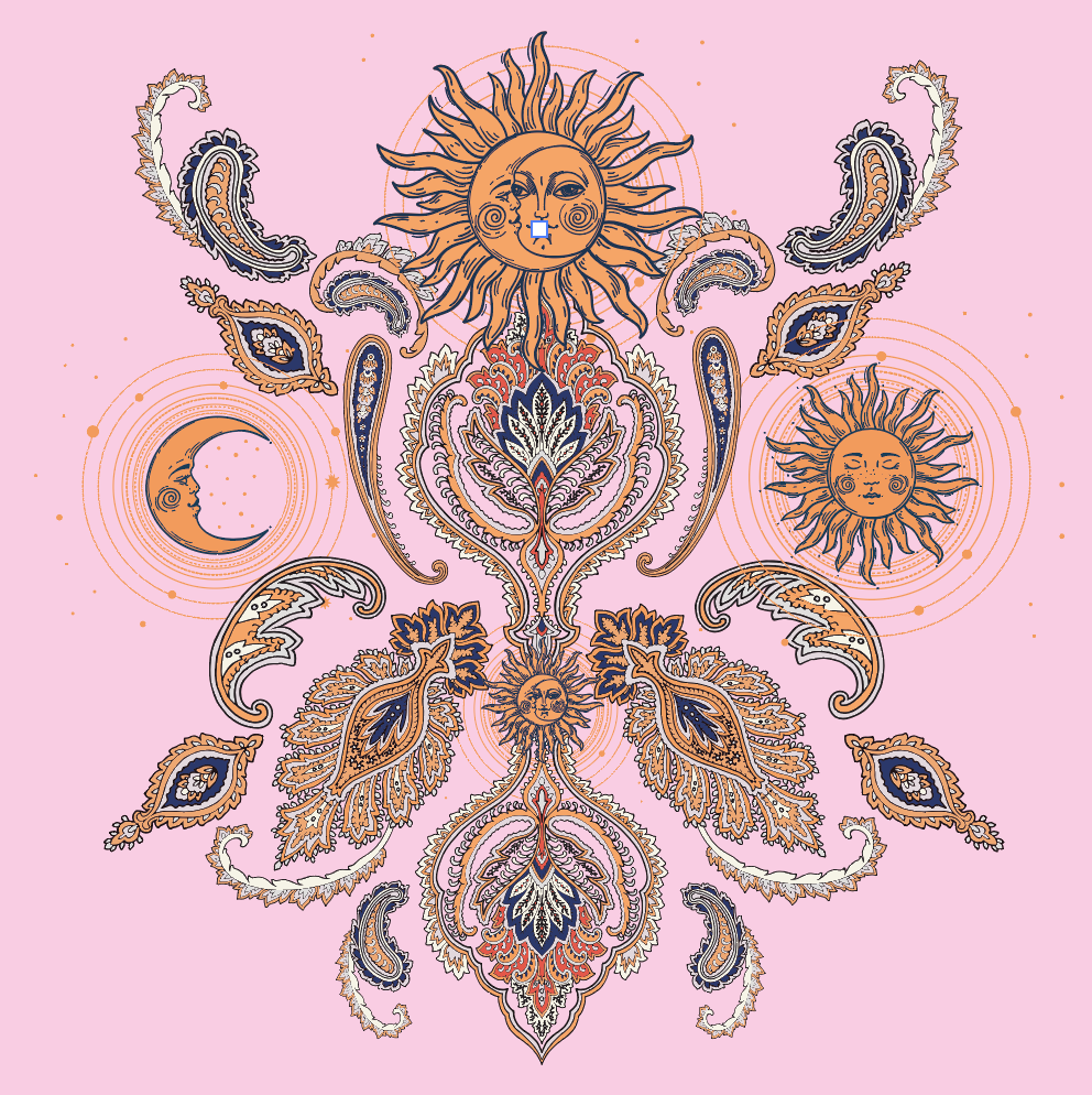 SUN GLOW MINI NECK TIE