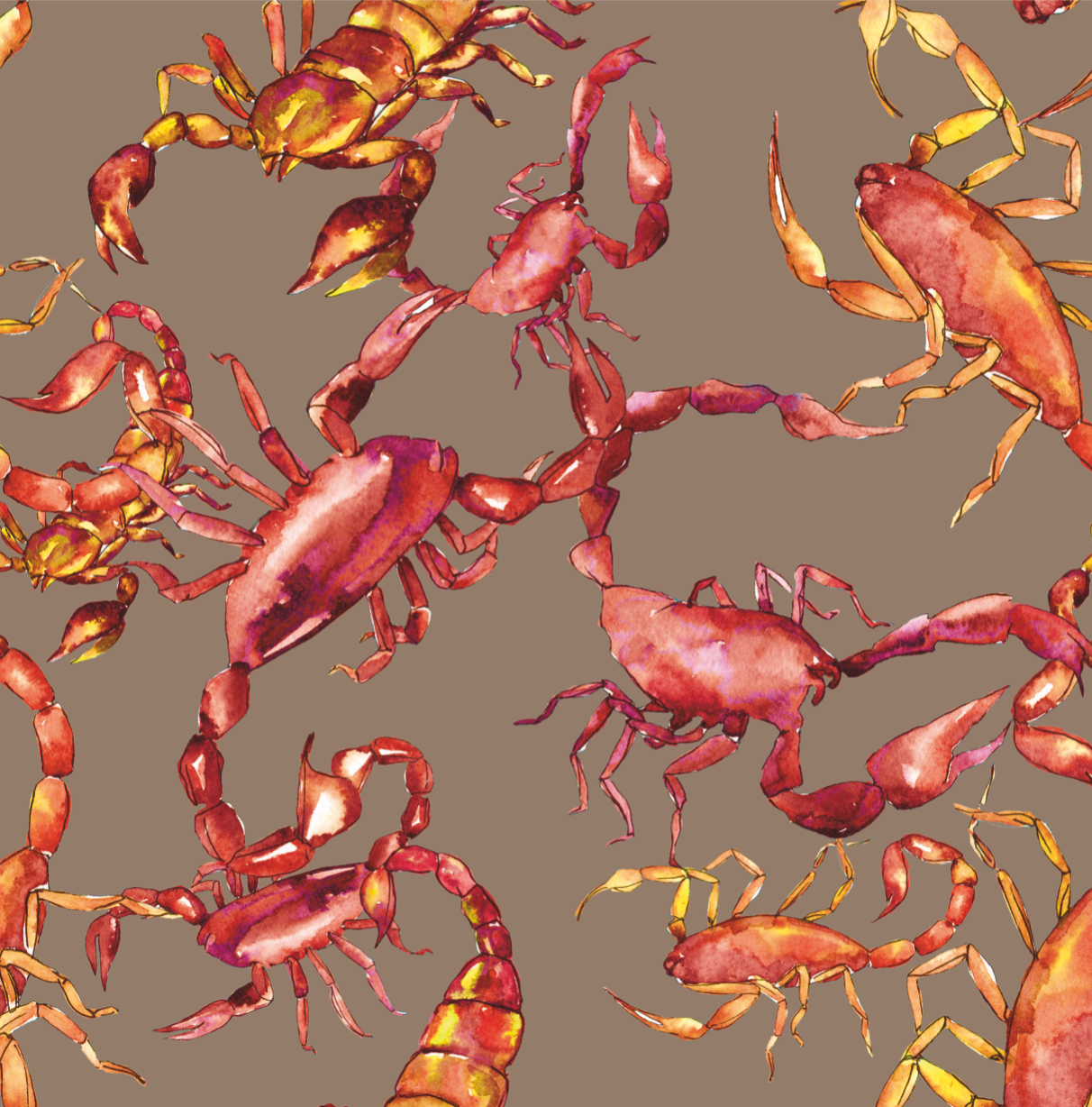 SCORPION MINI NECK TIE