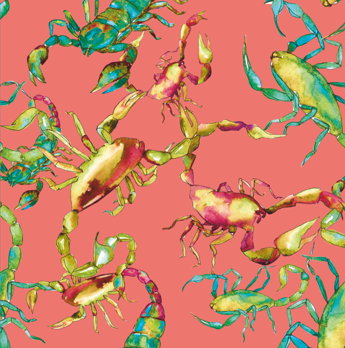 SCORPION MINI NECK TIE