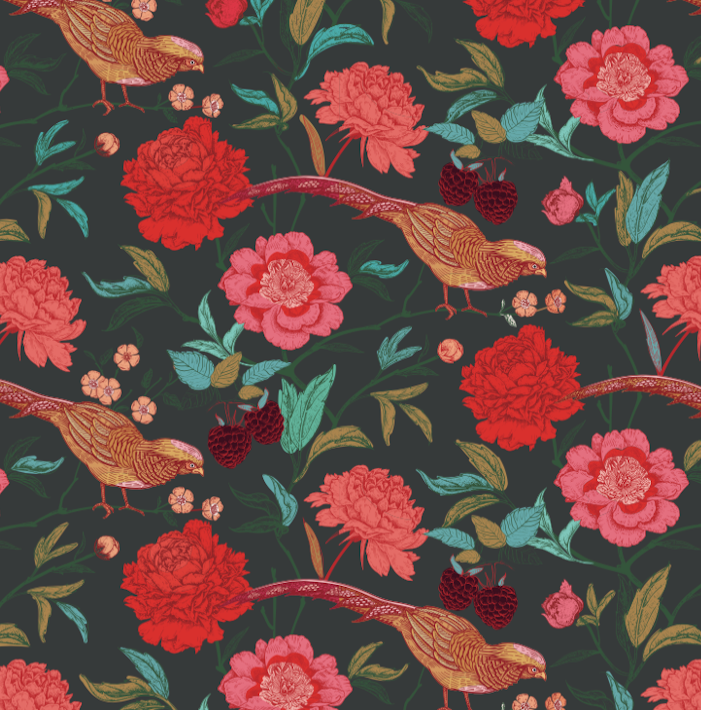 BIRD PARADISE MINI NECK TIE